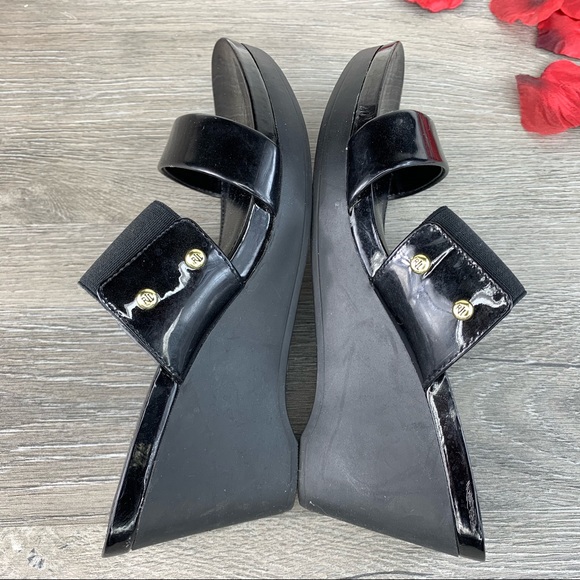 Lauren Ralph Lauren Rhianna Wedge Sandals Sz 6.5B - Picture 6 of 8